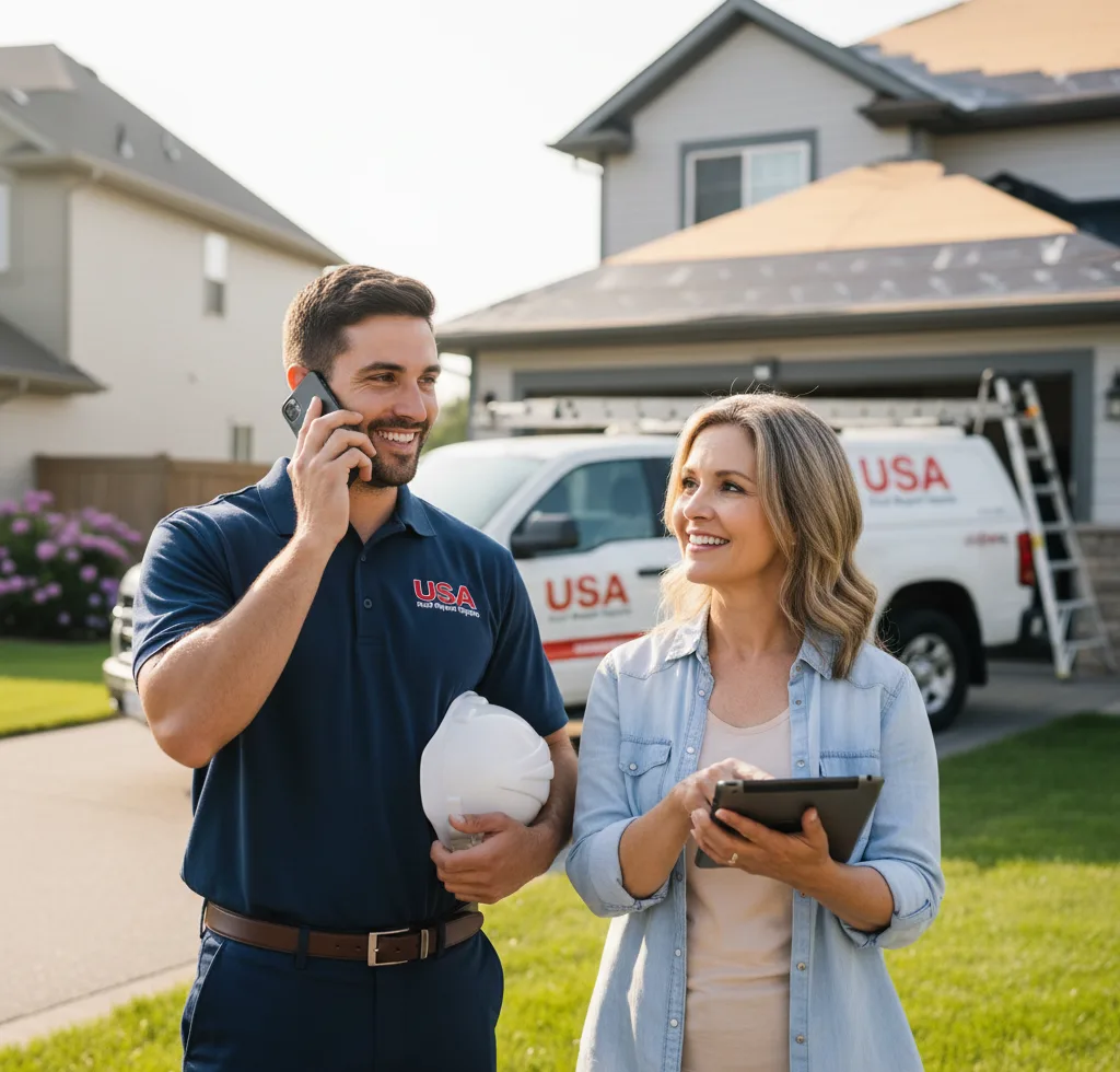 USA Roof Repair Experts customer support in Freeport